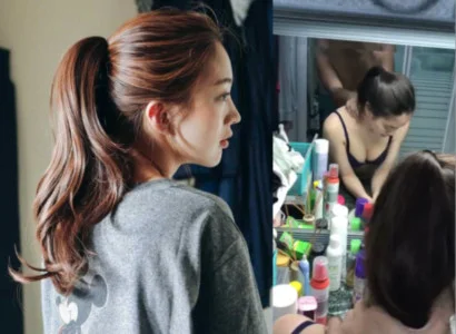 Chổng đít ra để anh nhét vào dễ nào